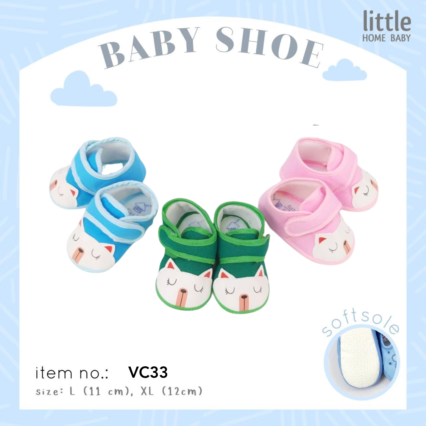 รองเท้าเด็ก เด็กเล็ก ไซส์ L-XL - Little Home Baby