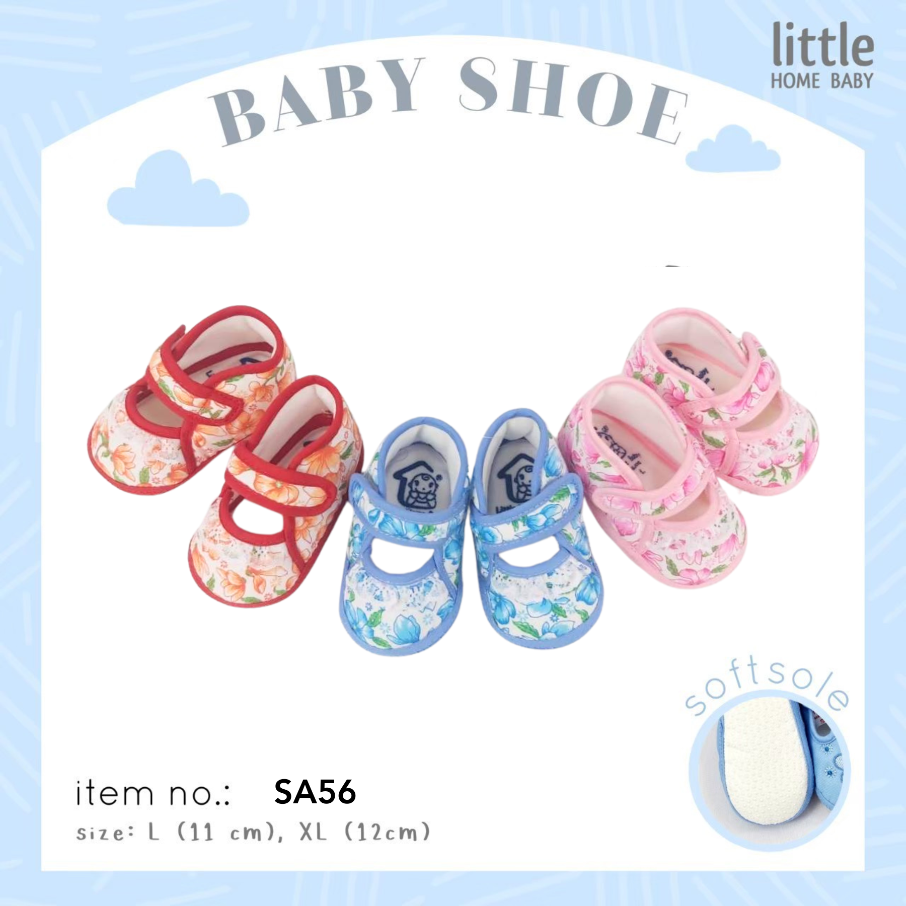 รองเท้าเด็ก เด็กเล็ก ไซส์ L-XL - Little Home Baby