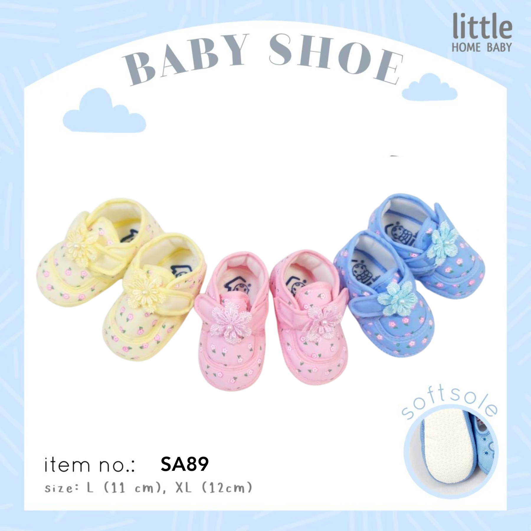 รองเท้าเด็ก เด็กเล็ก ไซส์ L-XL - Little Home Baby