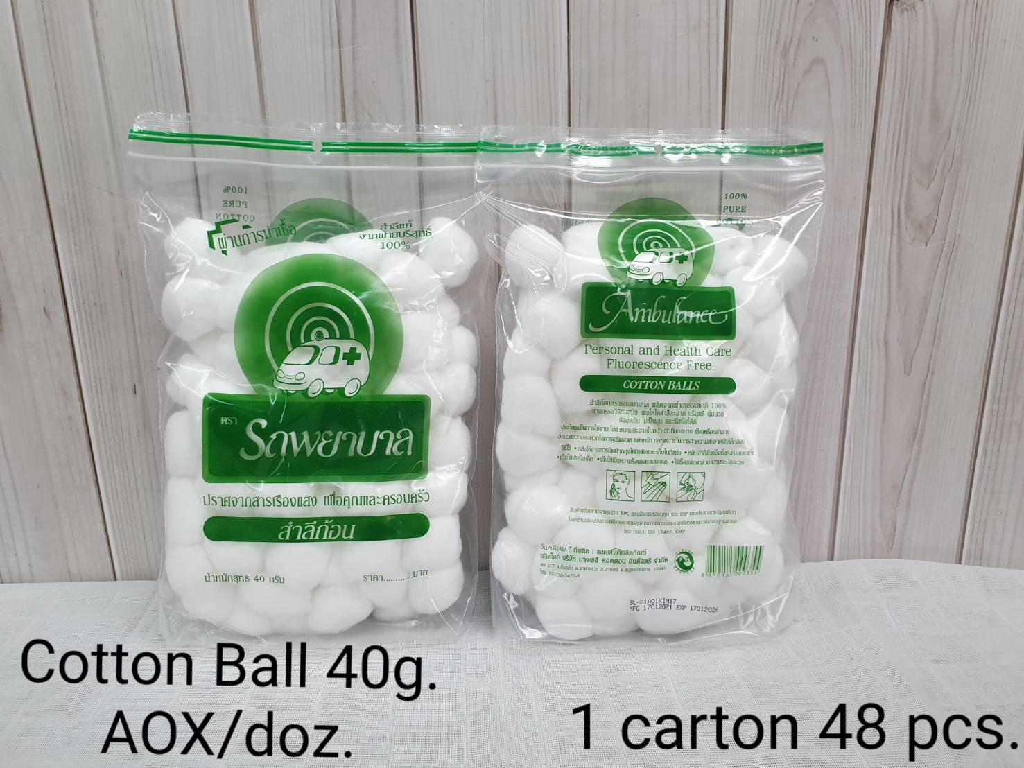 Cotton Buds, rolls, balls